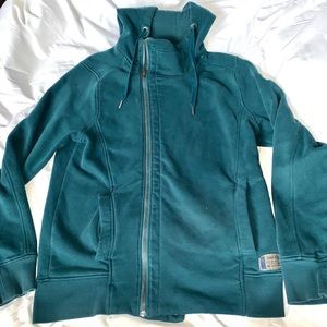 💎 Converse zip up coat in teal